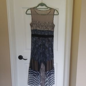 Audrina bcbg pleated midi dress